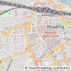 Map of Reading, Berkshire