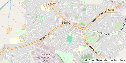 Map of Heanor