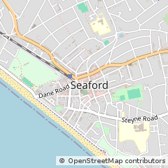 Map of Seaford, East Sussex