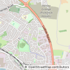 Map of Ludlow, Shropshire