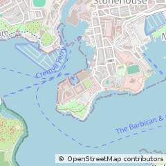 Map of Plymouth, Devon