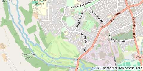 Map of Staffordshire