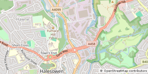 Map of Halesowen