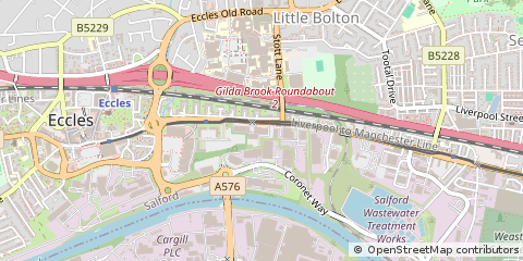 Map of Salford