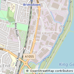 Map of Enfield, Middlesex