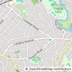 Map of Southbourne, Dorset