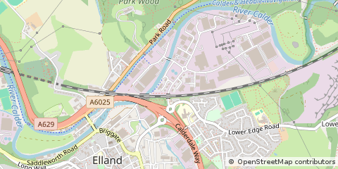 Map of Elland