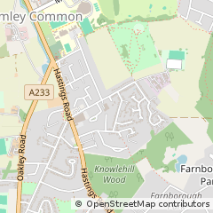 Map of Bromley, Kent