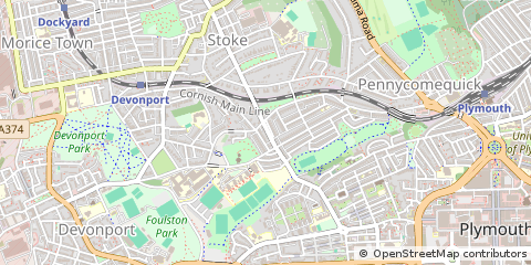 Map of Plymouth